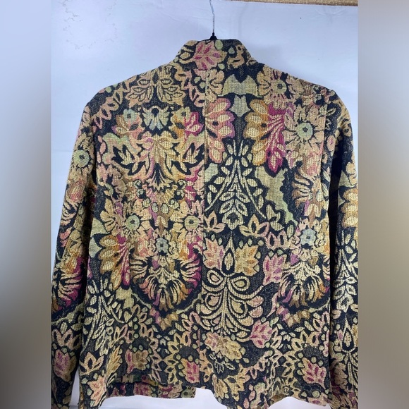 Coldwater Creek Brocade Floral Patterned Jacket - Picture 11 of 11